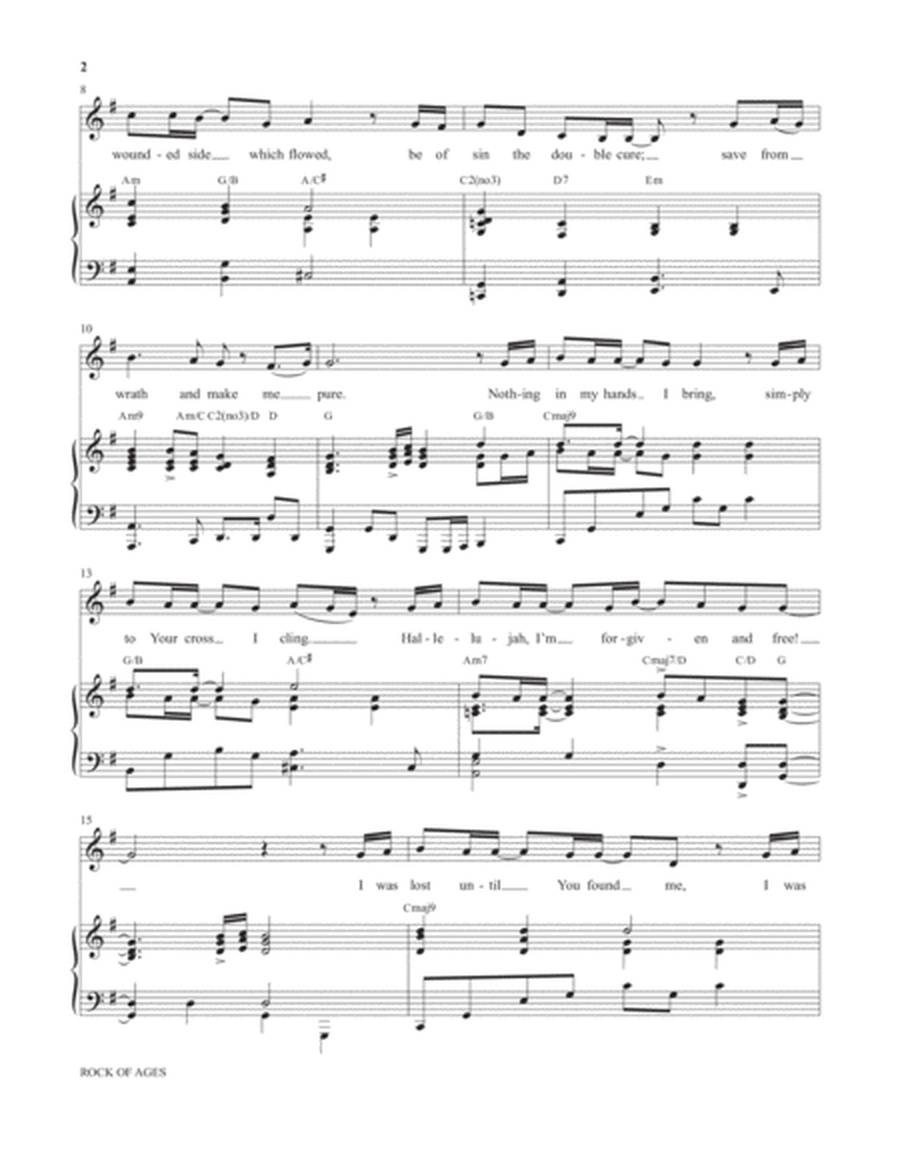 Rock Of Ages (Forgiven And Free) (from My Alleluia: Vocal Solos for Worship)