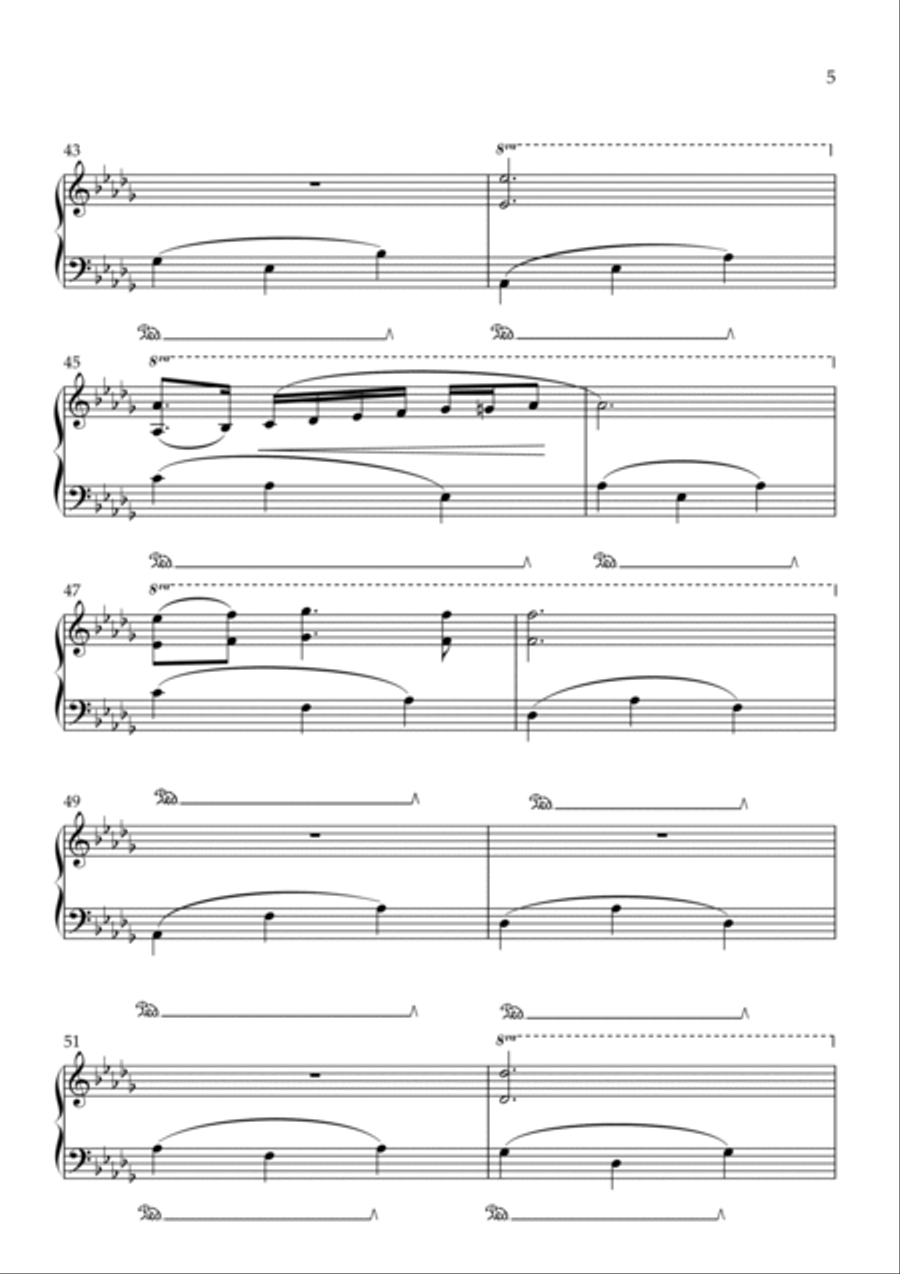 Le Vent, Le Cri Piano Solo scores gallery preview page 5