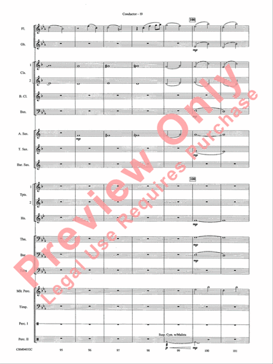 The Polar Express, Selections from Concert Band scores gallery preview page 21
