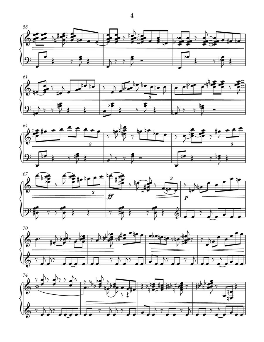 Etude-caprice for piano #1 Piano Method scores gallery preview page 4