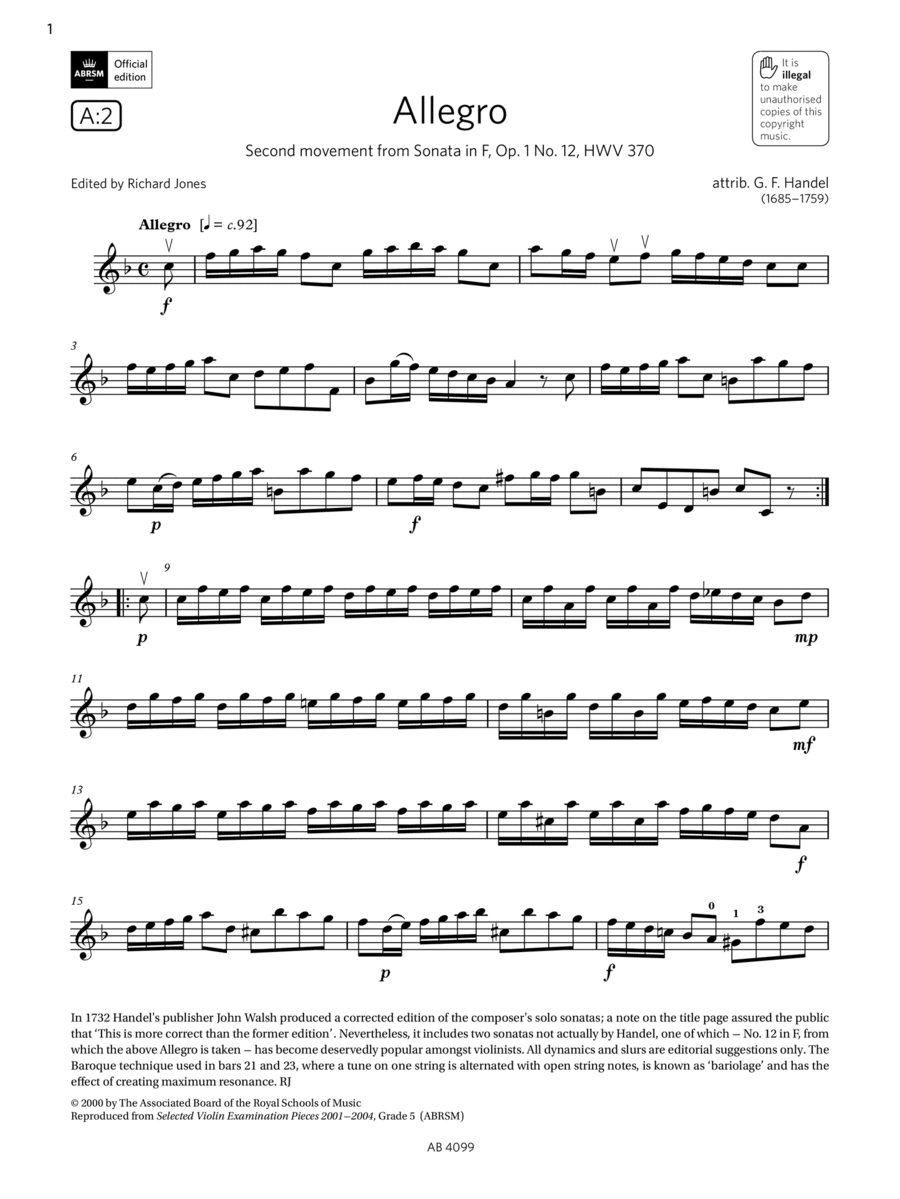 Abrsm violin sales