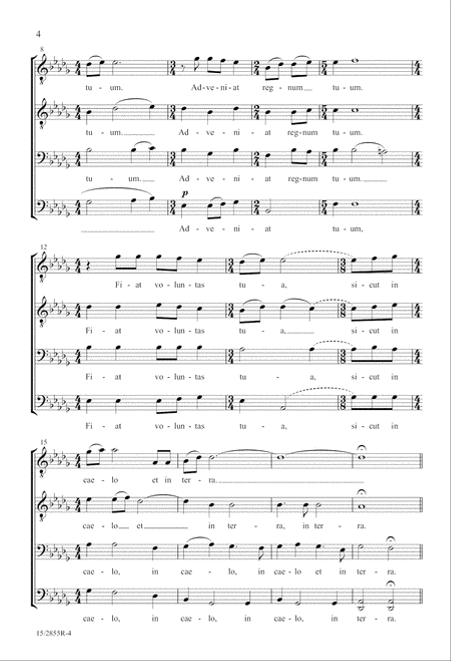 Pater Noster TTBB scores gallery preview page 4