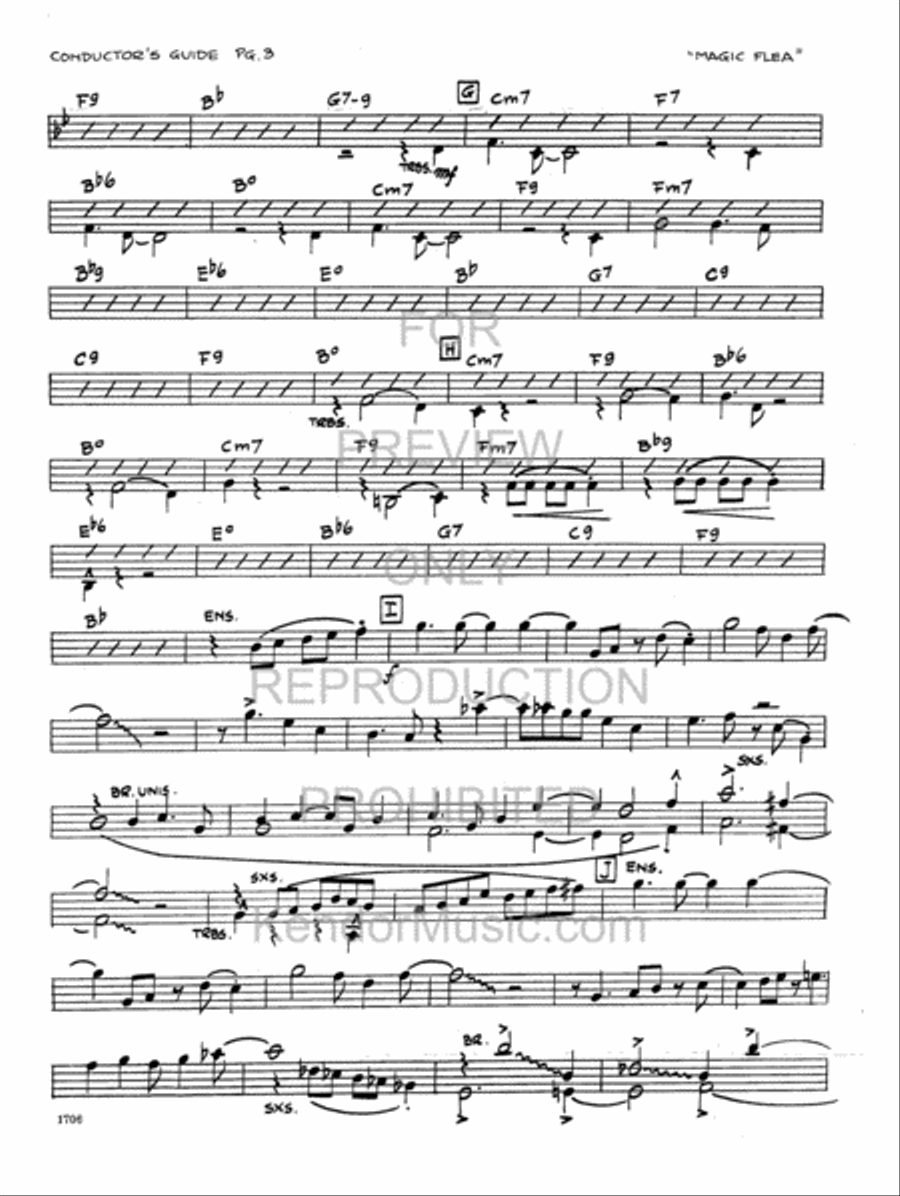 Magic Flea Jazz Ensemble scores gallery preview page 4