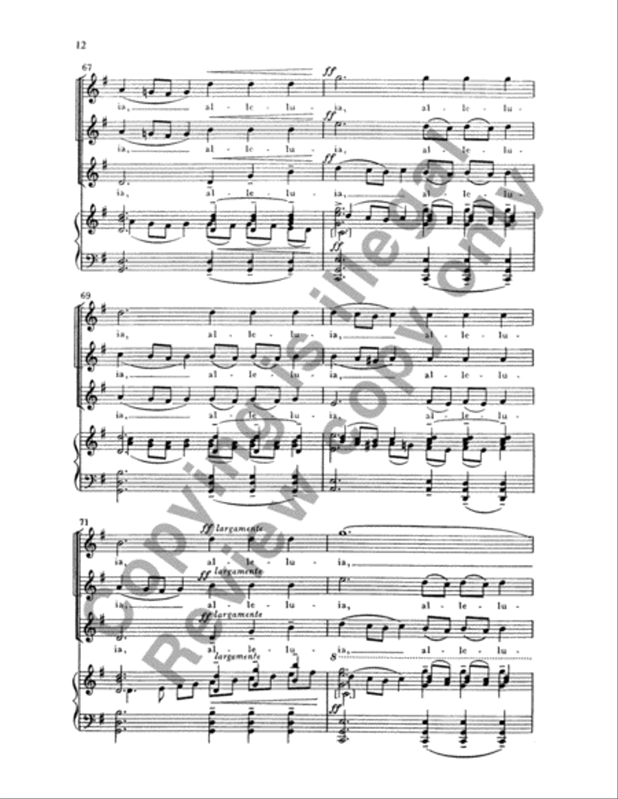 Alleluia, Amen Alleluia, Amen SSAA scores gallery preview page 31