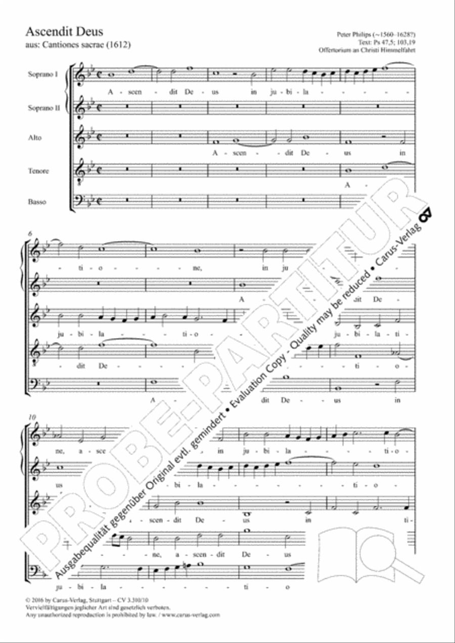 Ascendit Deus Ascendit Deus SSATB scores gallery preview page 2