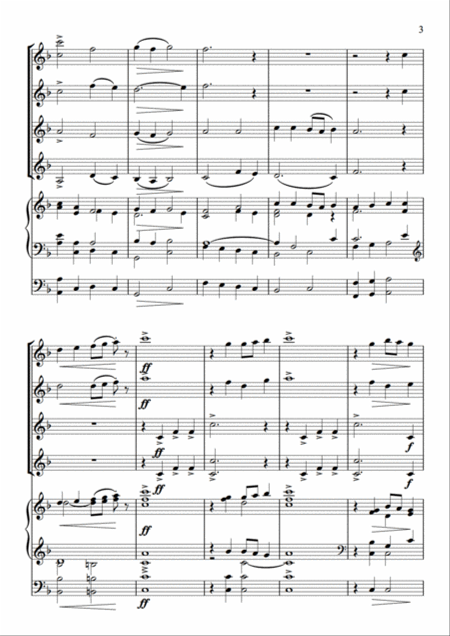 Lift Up Your Heads Set of Parts scores gallery preview page 5
