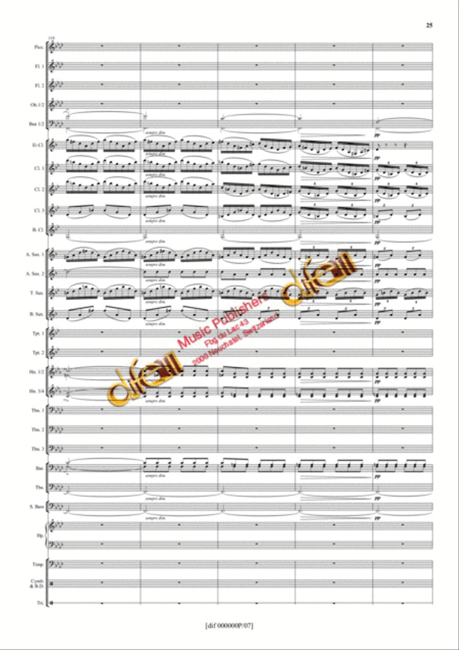 La Moldau Concert Band scores gallery preview page 24