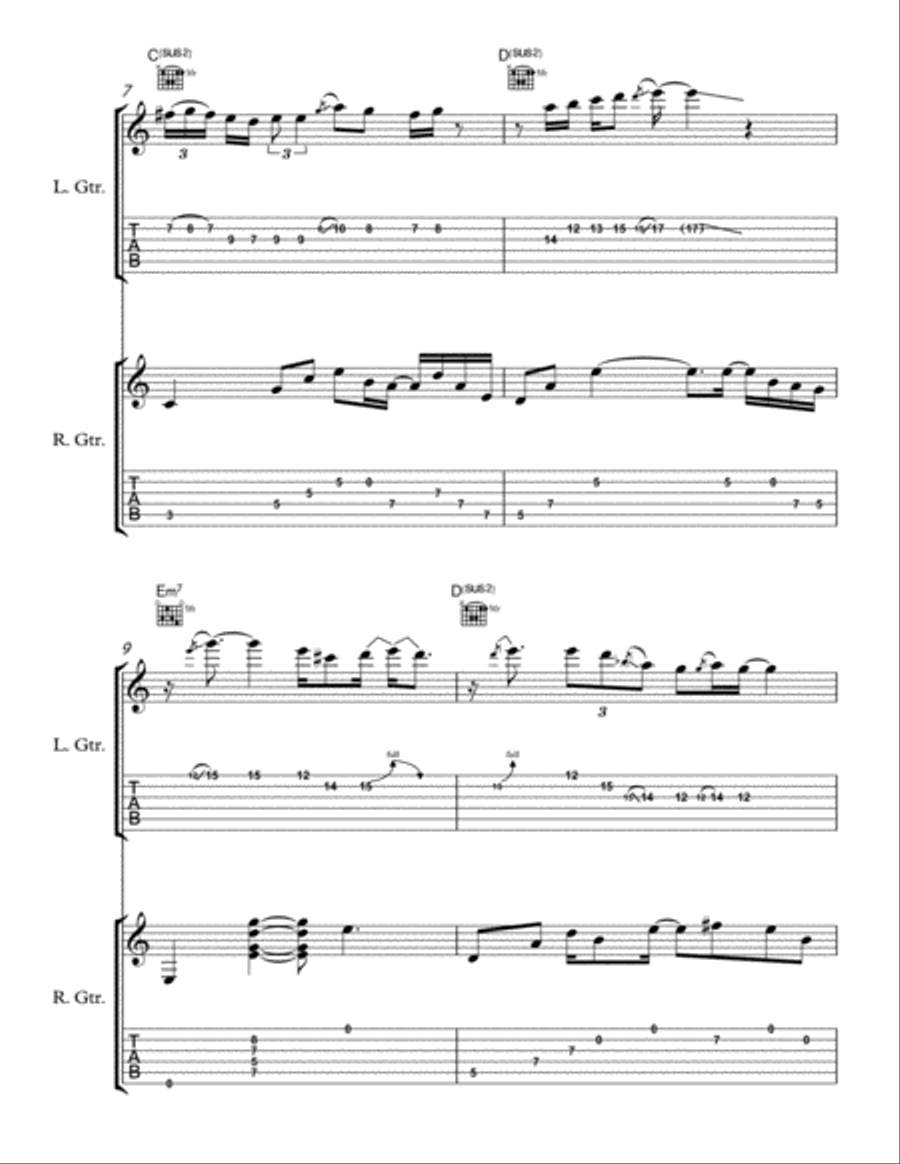 Promised Land Electric Guitar scores gallery preview page 3
