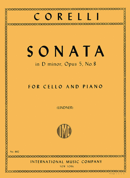 Sonata in D minor, Op. 5 No. 8 (LINDNER)