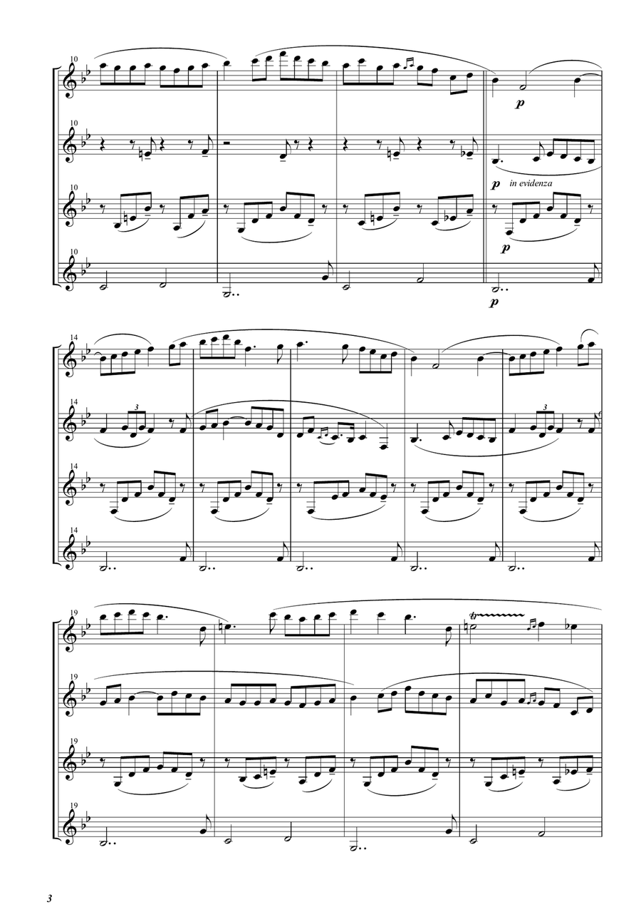 Intermezzo from "Carmen Suite" for Clarinet Quartet image number null