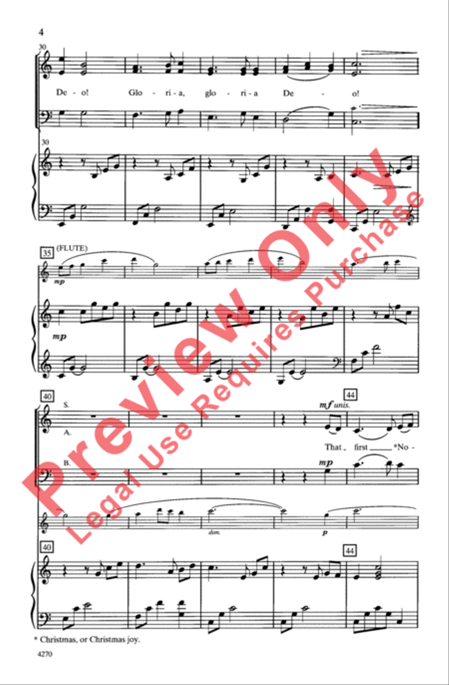 That First Nowell 3-Part scores gallery preview page 4