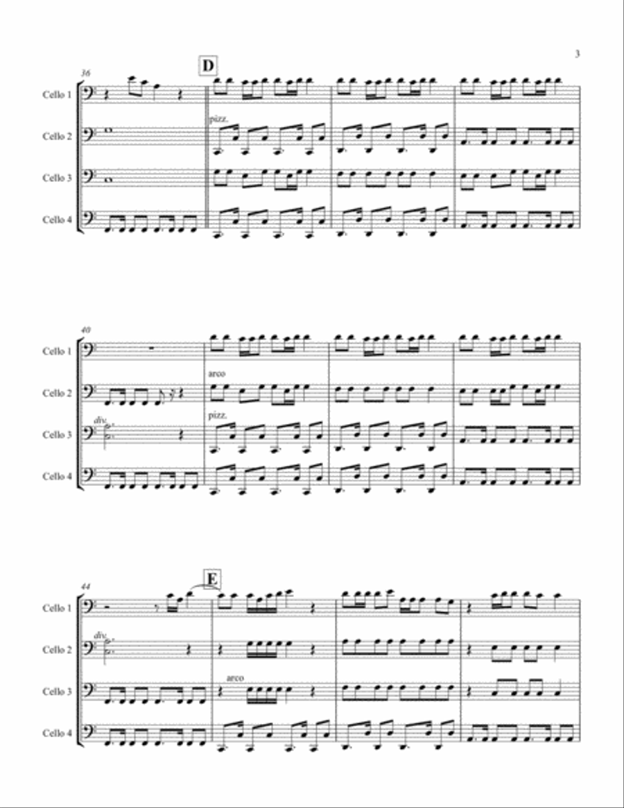 Delicate String Quartet scores gallery preview page 3