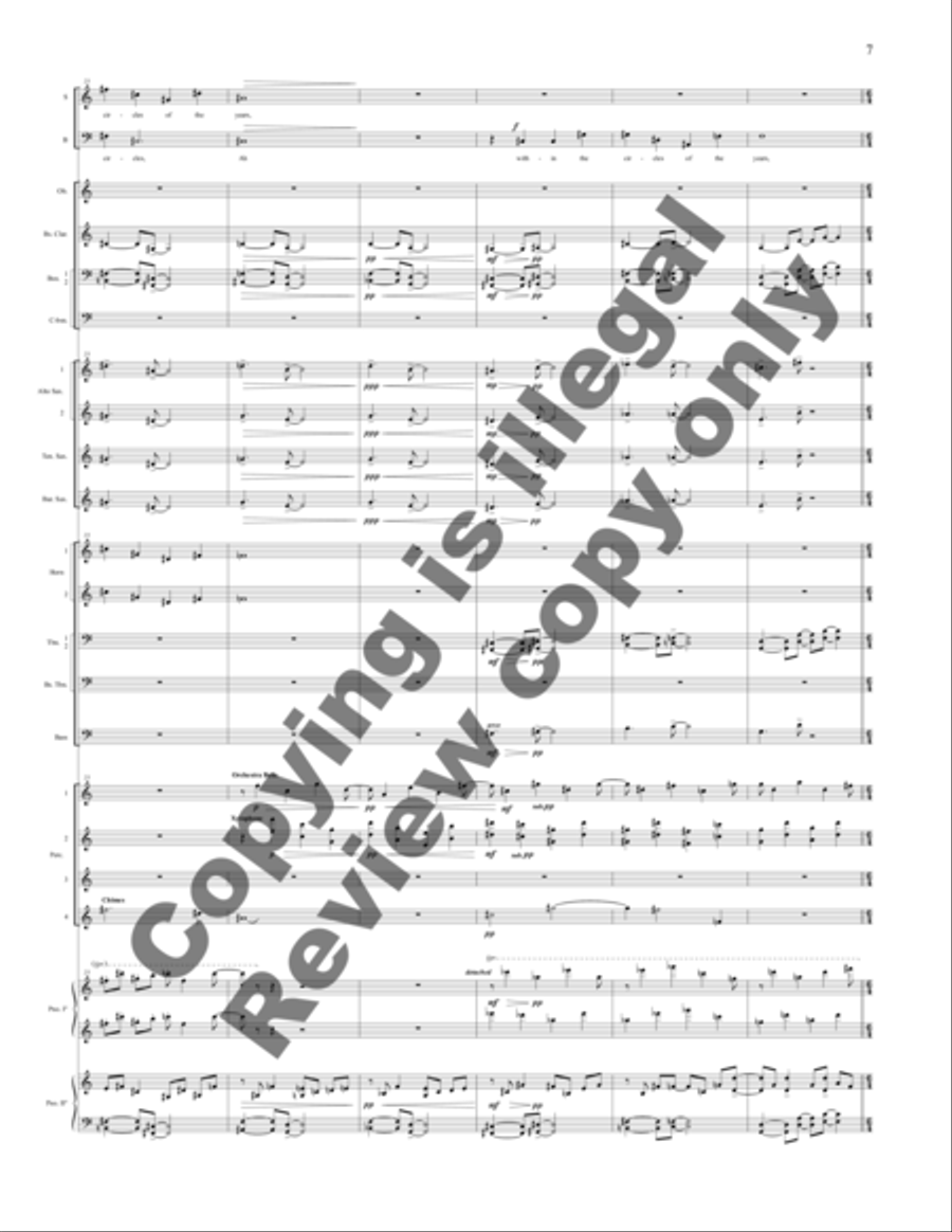 Within the Circles of Our Lives (Full Score) Choir scores gallery preview page 10