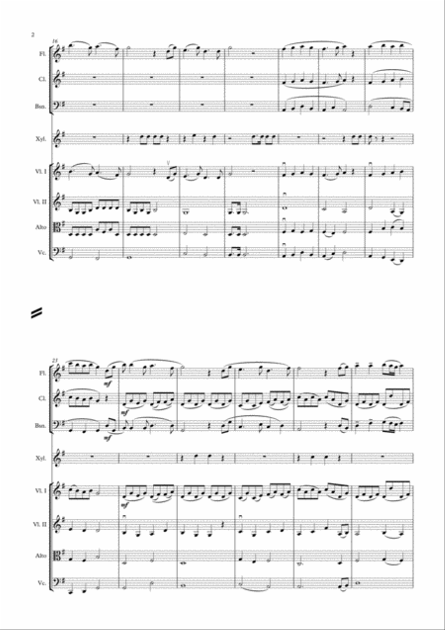 Le lutin artiste Unison Choir scores gallery preview page 2