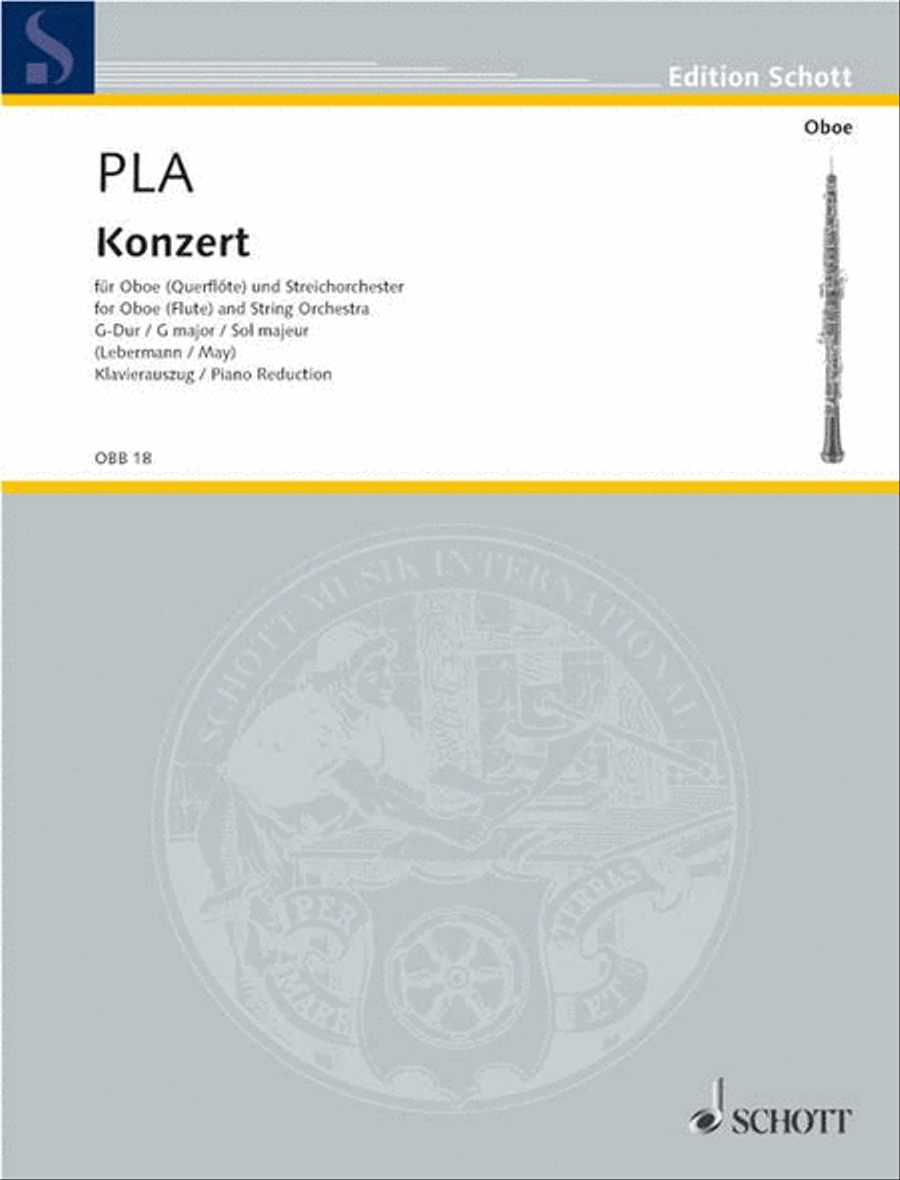 Oboe Concerto G Major Ob/pf Reduc Flute scores gallery preview page 1