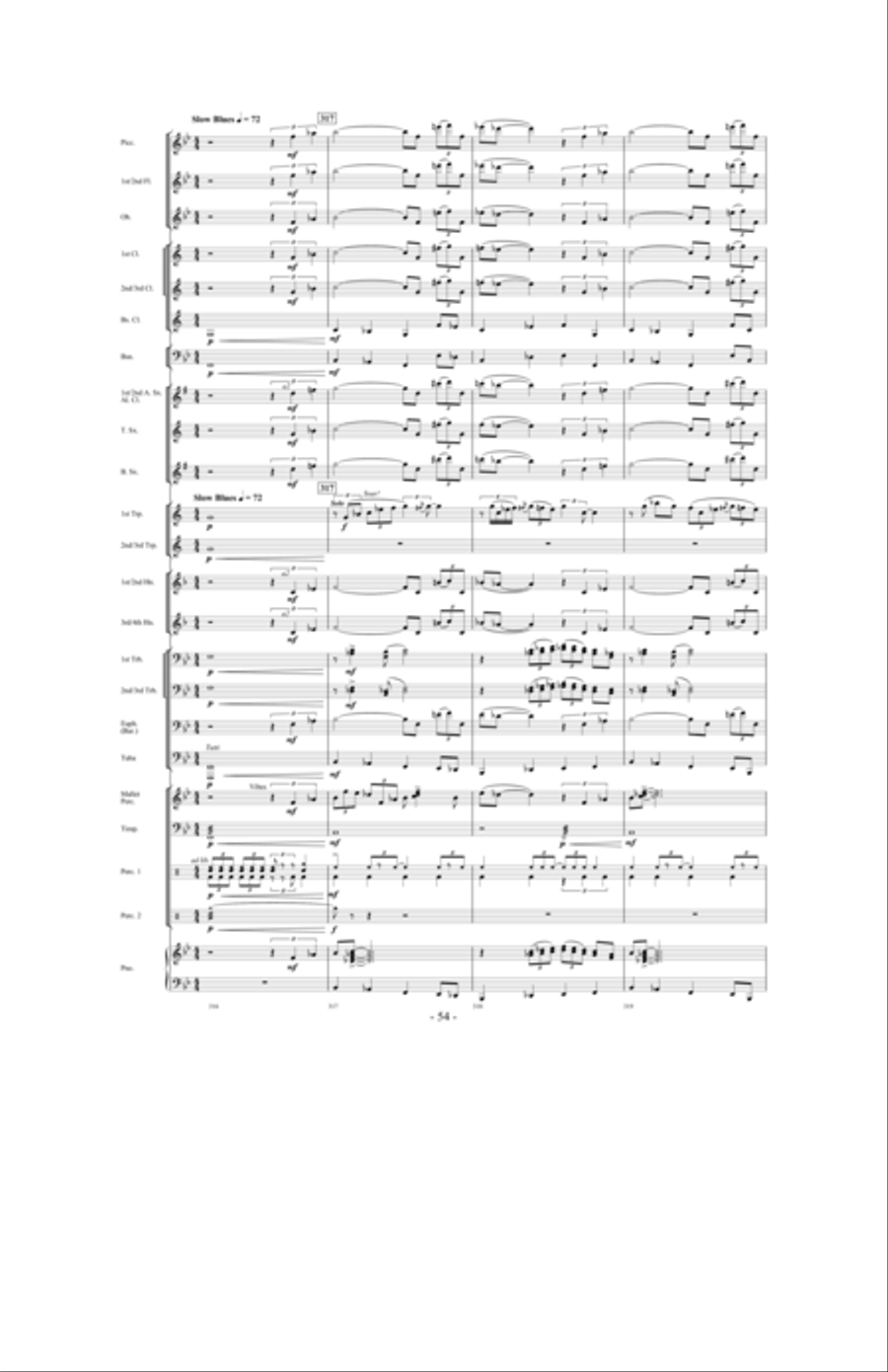 Promising Skies Concert Band scores gallery preview page 53