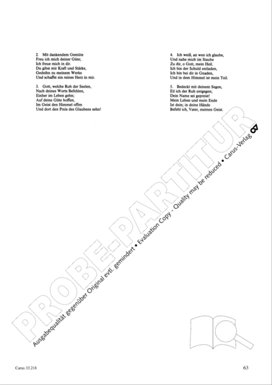 Geistliche Oden und Lieder (Gellert) Collection / Songbook scores gallery preview page 58