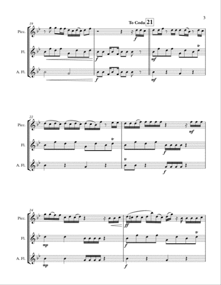 Truth Hurts Woodwind Trio scores gallery preview page 4