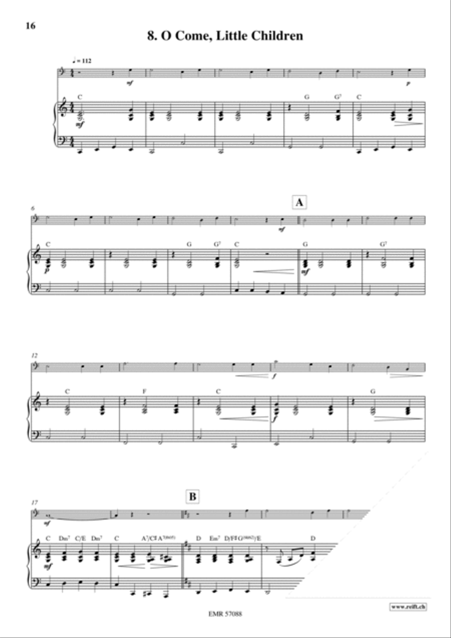 18 Christmas Songs Bass Recorder scores gallery preview page 11