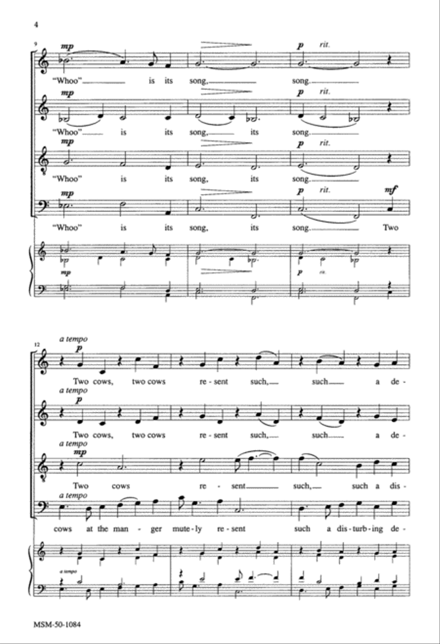 In the Stable 4-Part scores gallery preview page 3