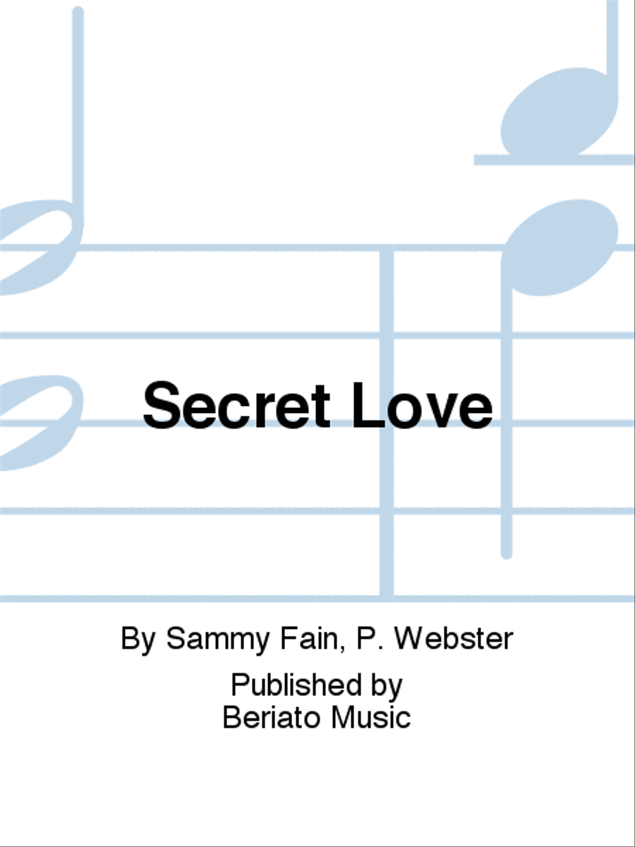 Secret Love Secret Love Piano, Vocal, Guitar scores gallery preview page 1