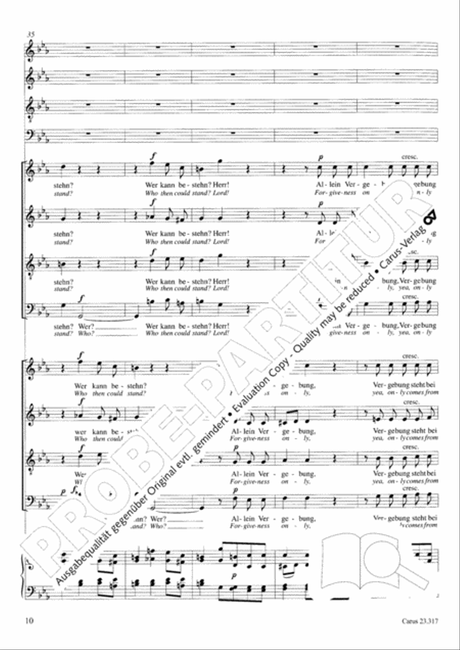 Psalm 130 4-Part scores gallery preview page 11