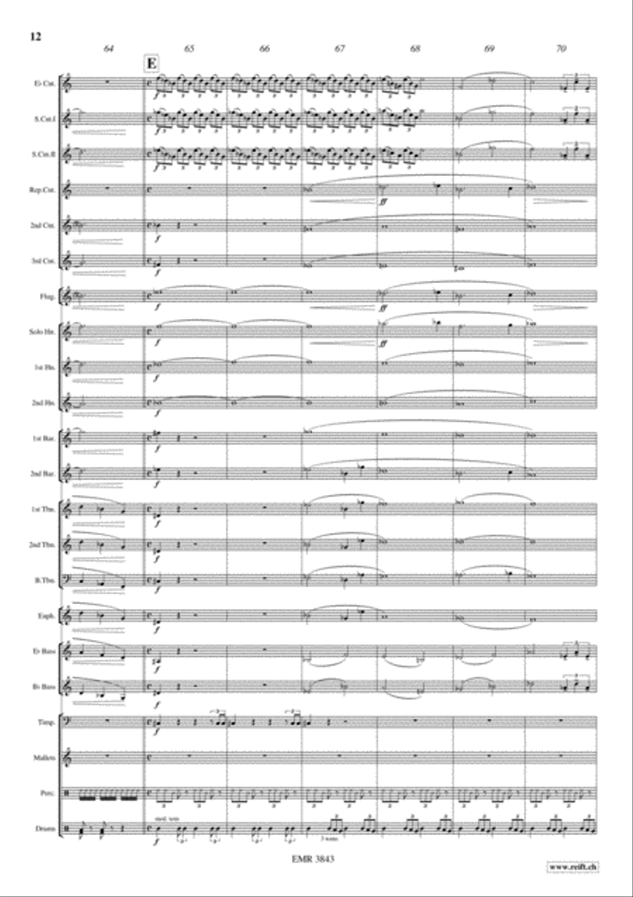 Spiderman Brass Band scores gallery preview page 13
