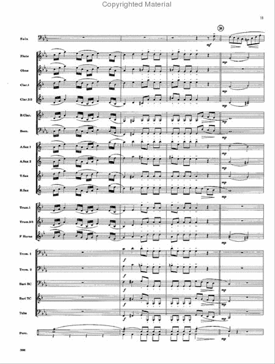 Concert Rondo Concert Band scores gallery preview page 10