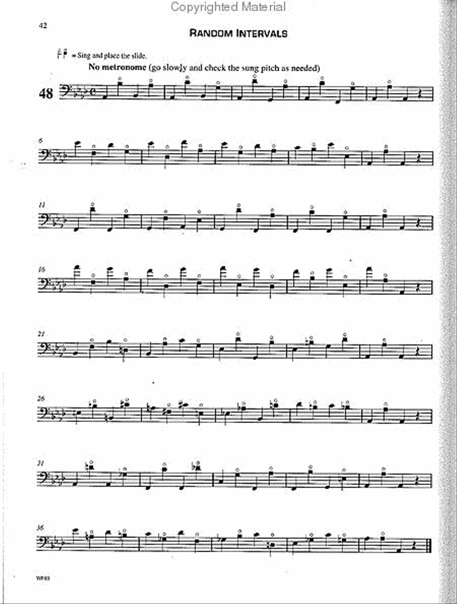 Ear Training for Trombone Trombone scores gallery preview page 2