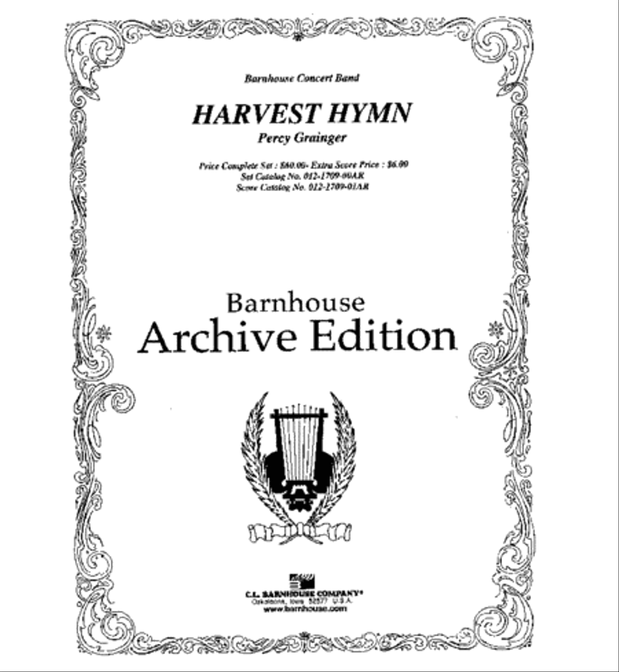 Harvest Hymn Concert Band scores gallery preview page 2