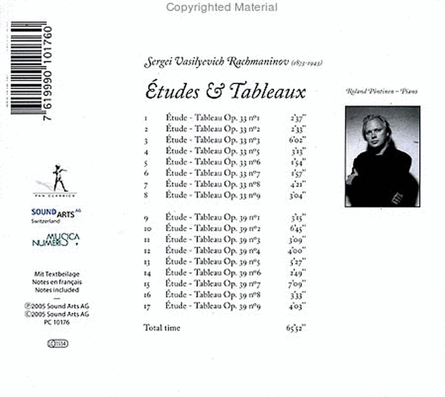 Etude Tableaux Op. 33 & Op. 39