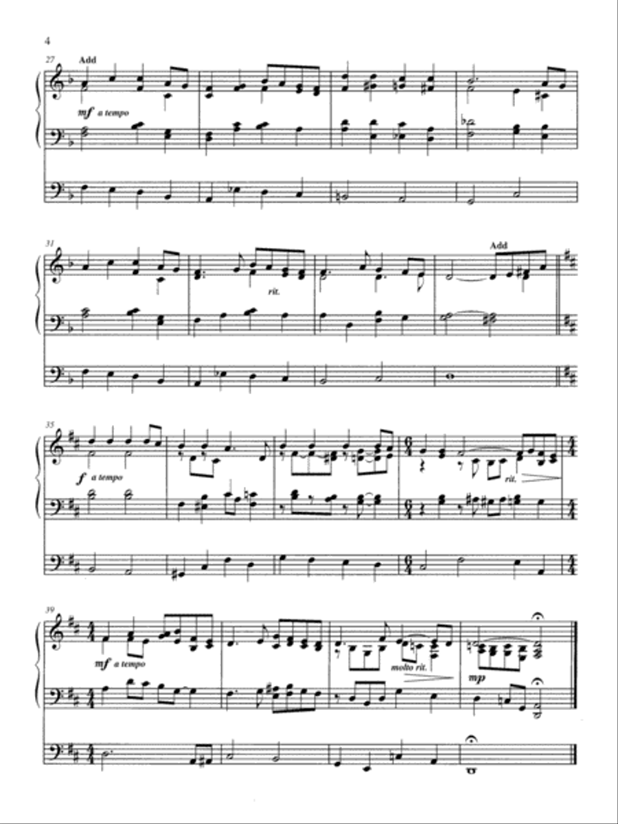 Today's Hymns and Songs II for Organ Organ Solo scores gallery preview page 4
