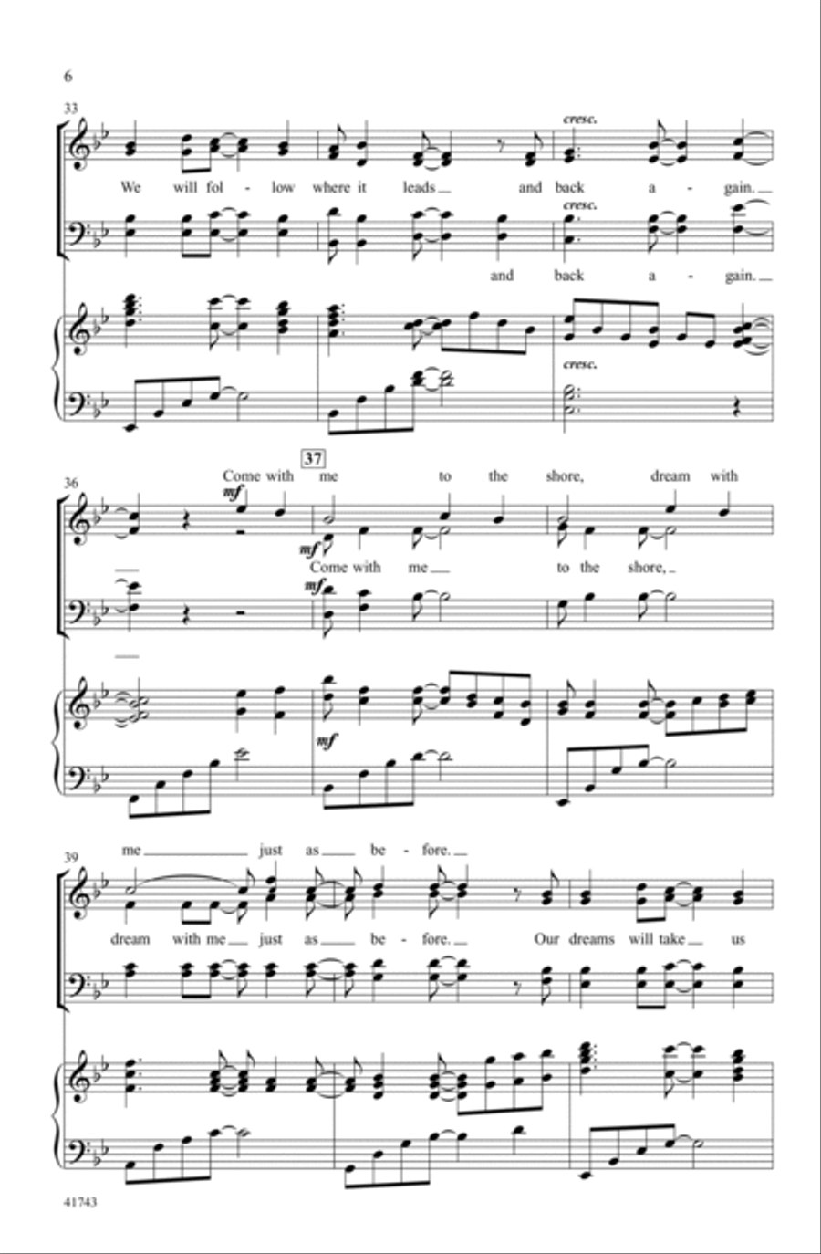 Come Back to the Sea Come Back to the Sea Choir scores gallery preview page 5