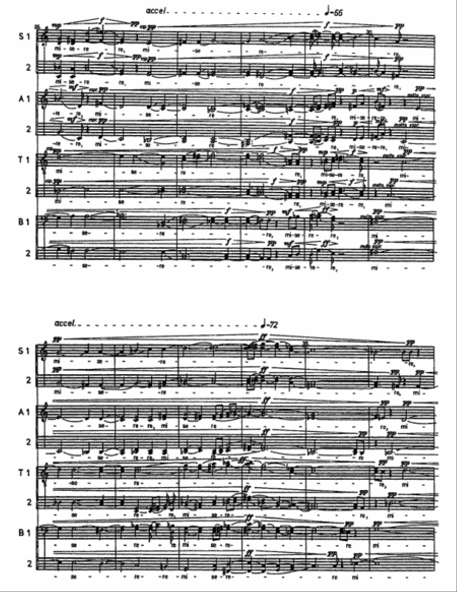 Agnus Dei - SSAATTBB SSAATTBB scores gallery preview page 4