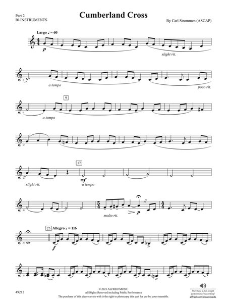 Cumberland Cross: Part 2 - B-flat Instruments