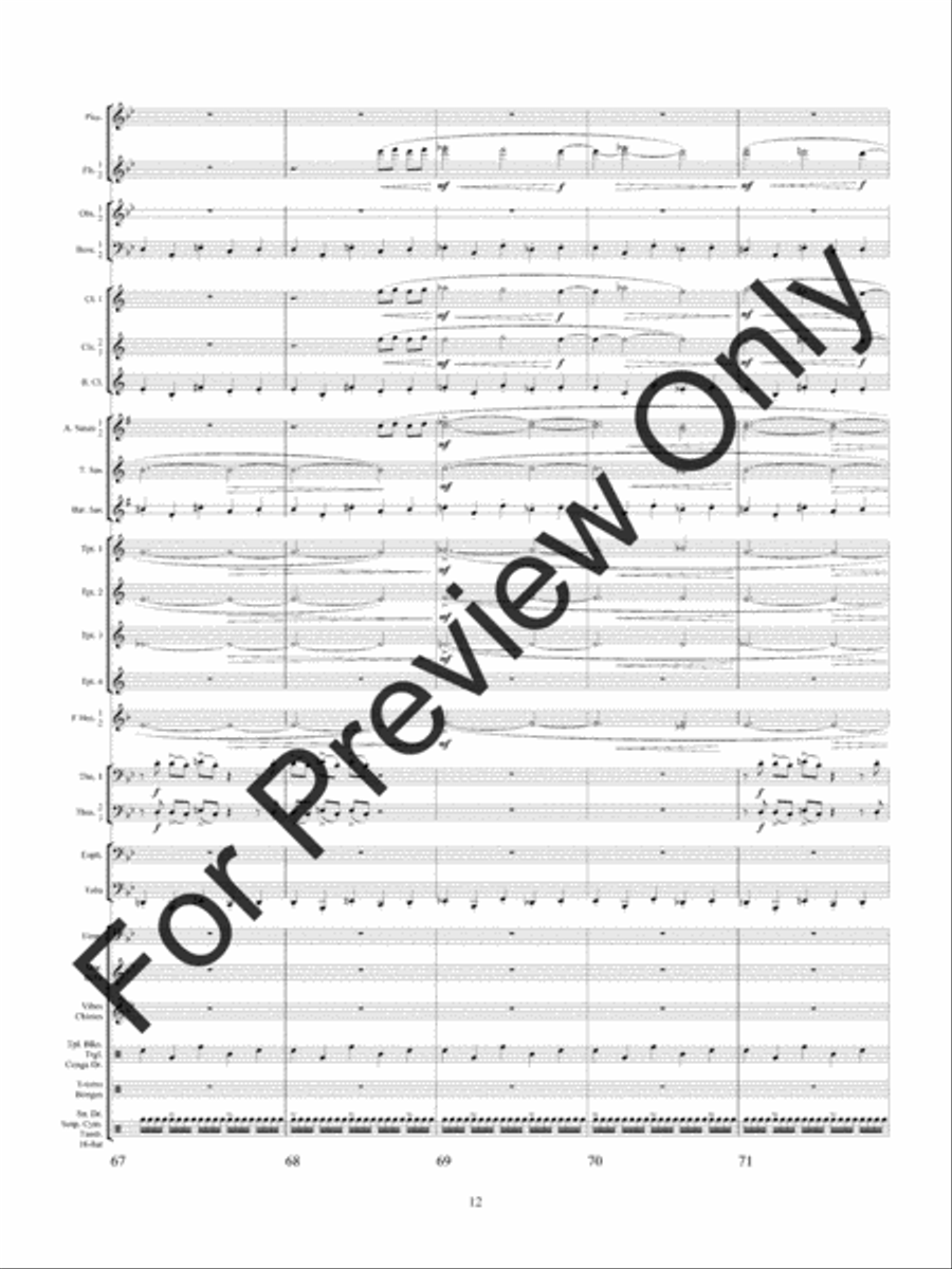 Quintology (Score) Quintology (Score) Concert Band scores gallery preview page 15