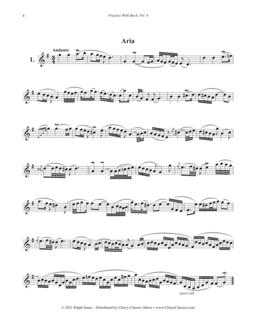 Practice With Bach for the Trumpet, Volume 4