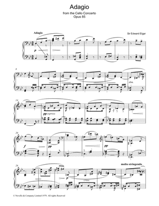 Adagio From The Cello Concerto Opus 85