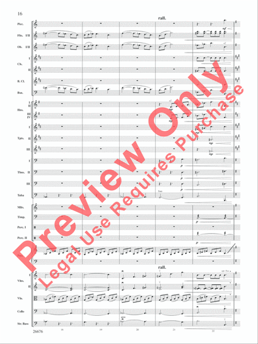 Star Wars Epic -- Part I, Suite from the Full Orchestra scores gallery preview page 17