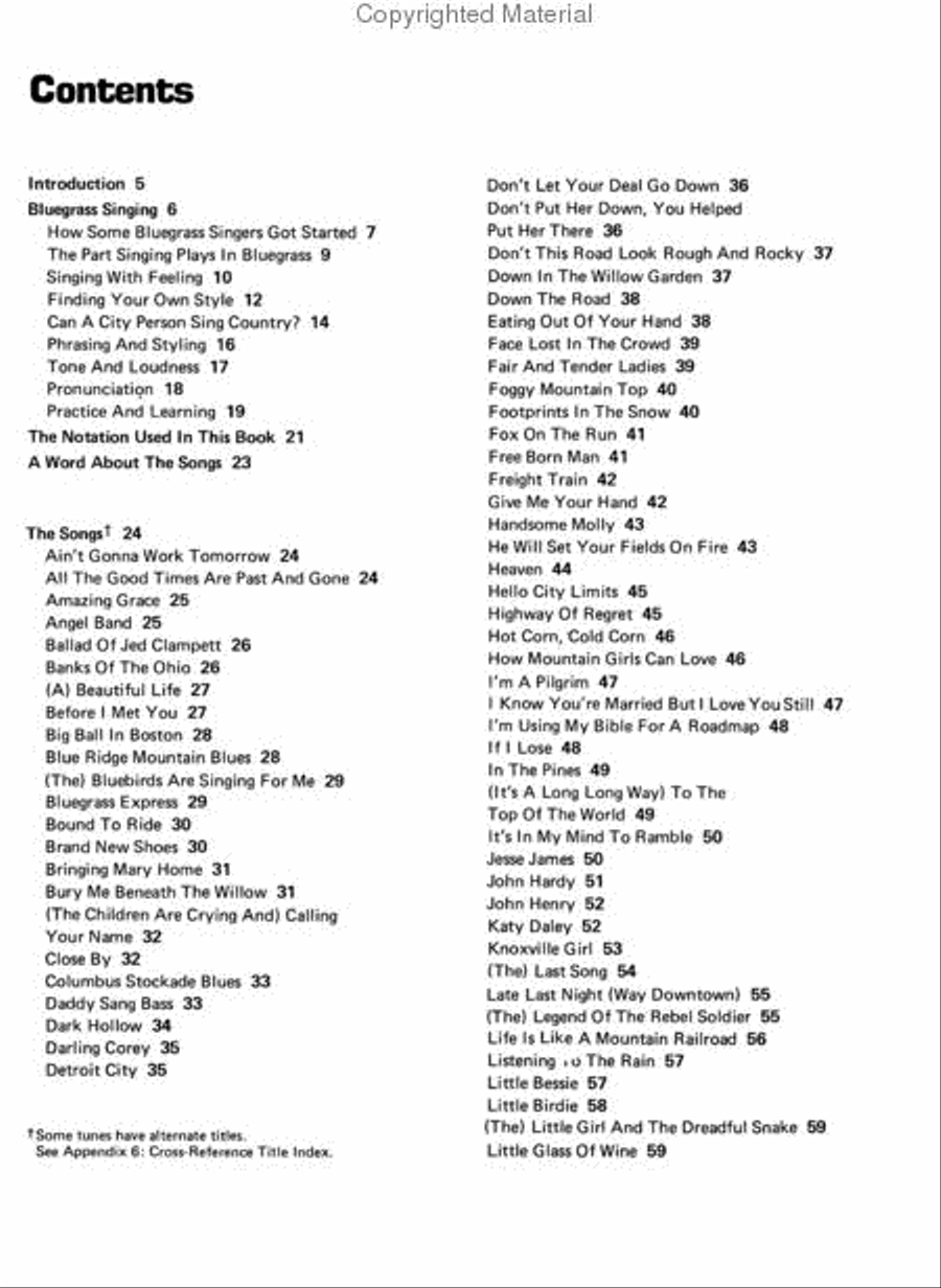 Bluegrass Songbook Acoustic Guitar scores gallery preview page 2