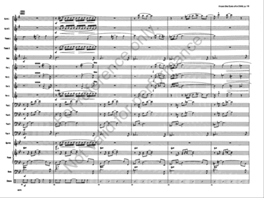 From the Eyes of a Child From the Eyes of a Child Jazz Ensemble scores gallery preview page 18