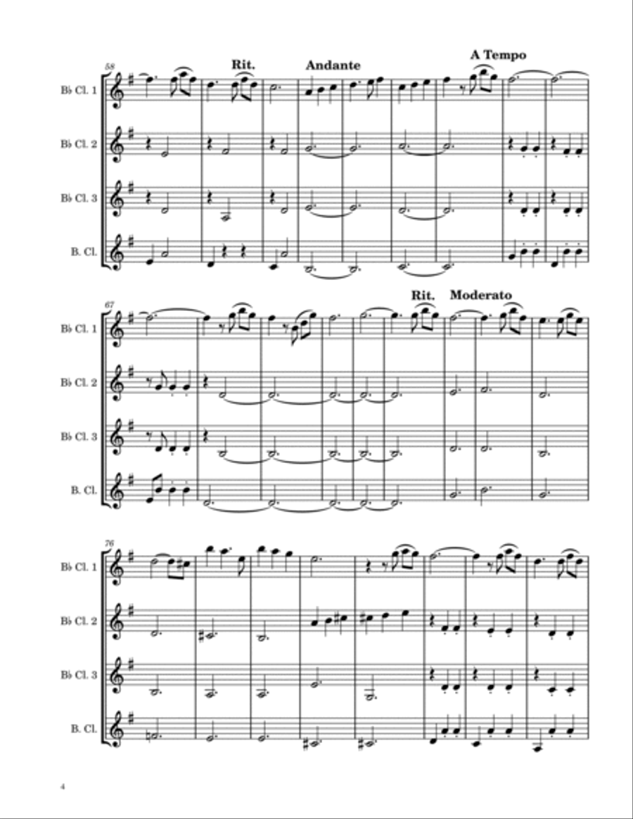 Married Life Woodwind Quartet scores gallery preview page 4
