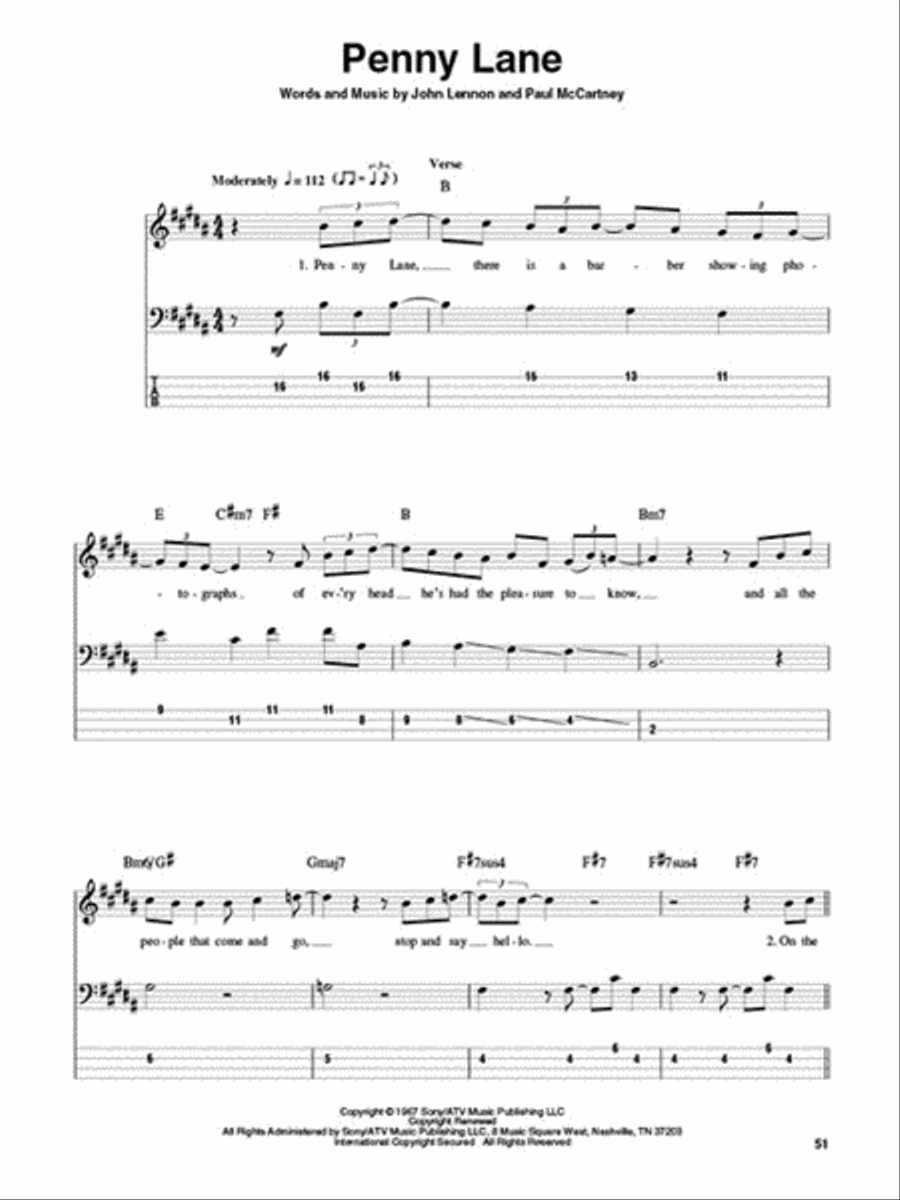 Paul McCartney Electric Guitar scores gallery preview page 3