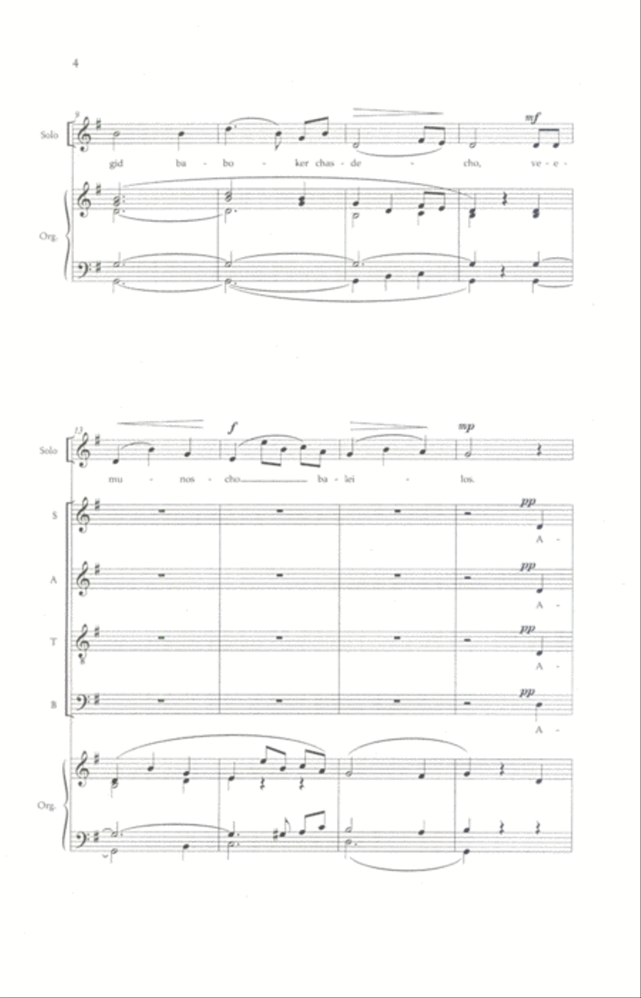 Tov L'hdot (it Is Good To Give Thanks) 4-Part scores gallery preview page 2