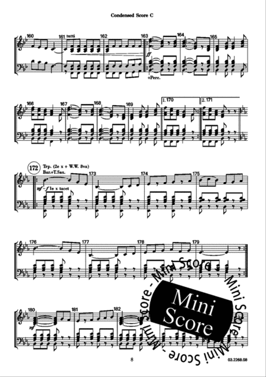 Giselle Giselle Fanfare Band scores gallery preview page 44