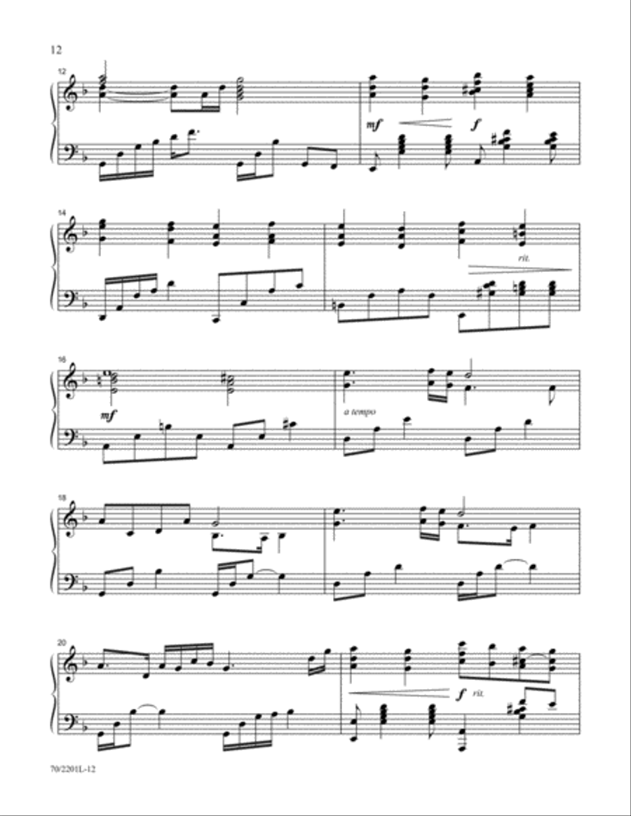 Mark Hayes Christmas Miniatures Piano Solo scores gallery preview page 8