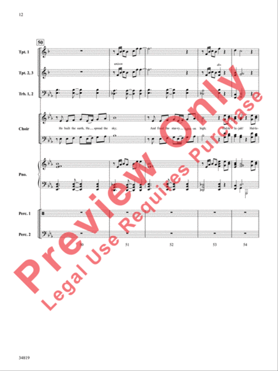 Immortal Praise Choir scores gallery preview page 13