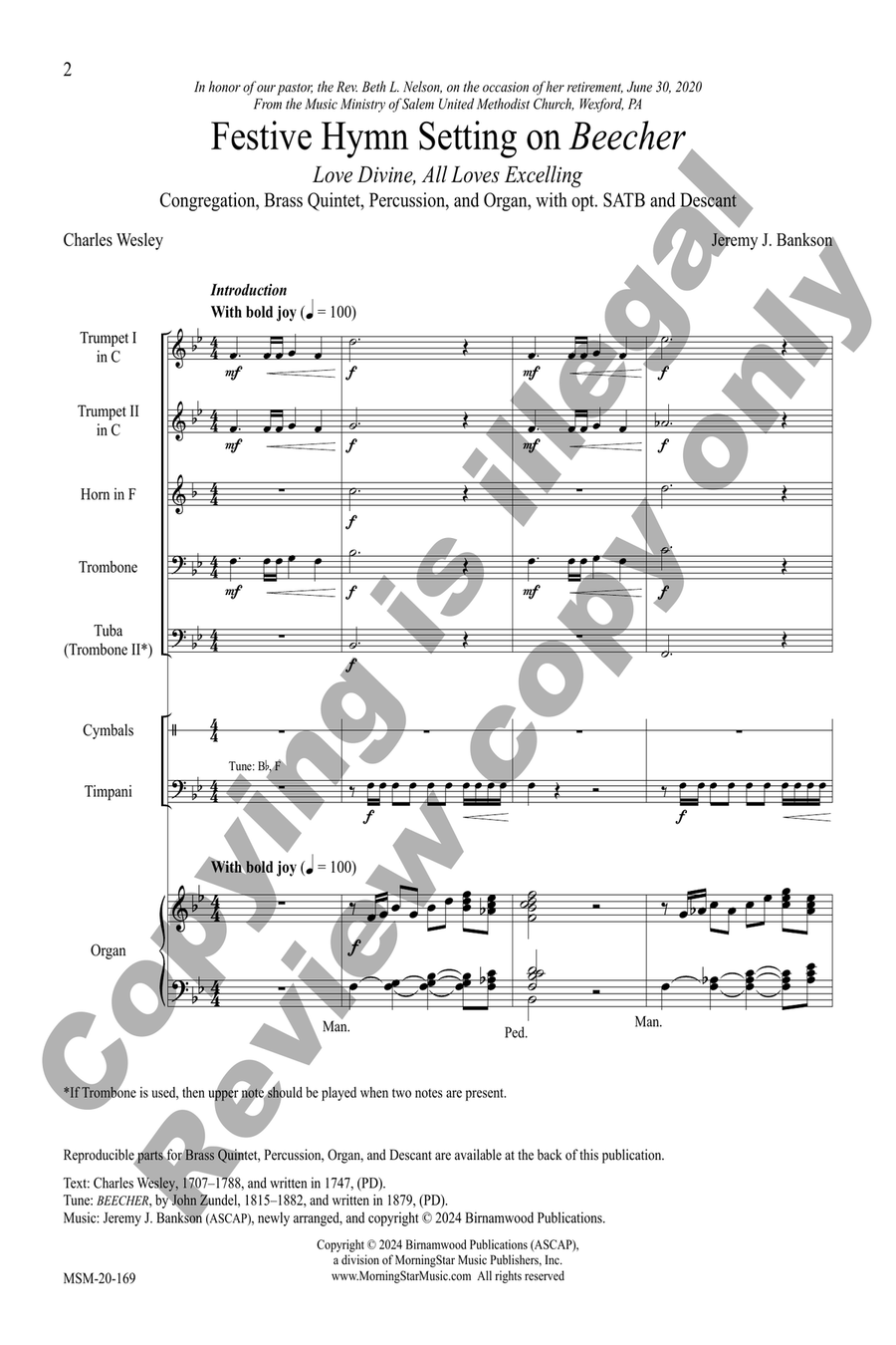 BEECHER 4-Part scores gallery preview page 2