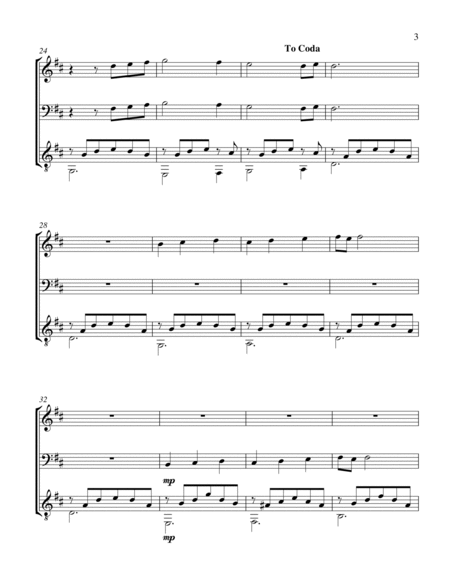 Three Entertainments for Flute, Cello and Guitar - Summer Rain - Score and Parts image number null