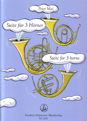 Book cover for Suite fur 3 Horner